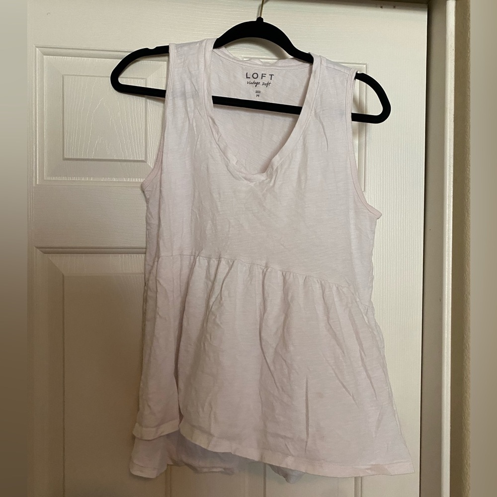 White tank top